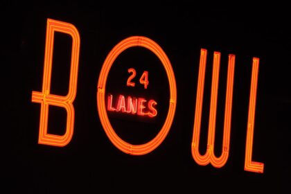 red and white love neon light signage