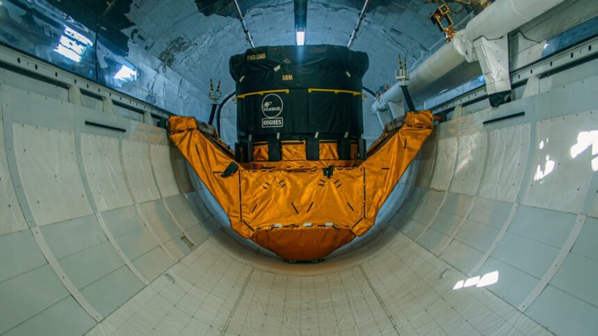 a large piece of luggage sitting inside of a tunnel