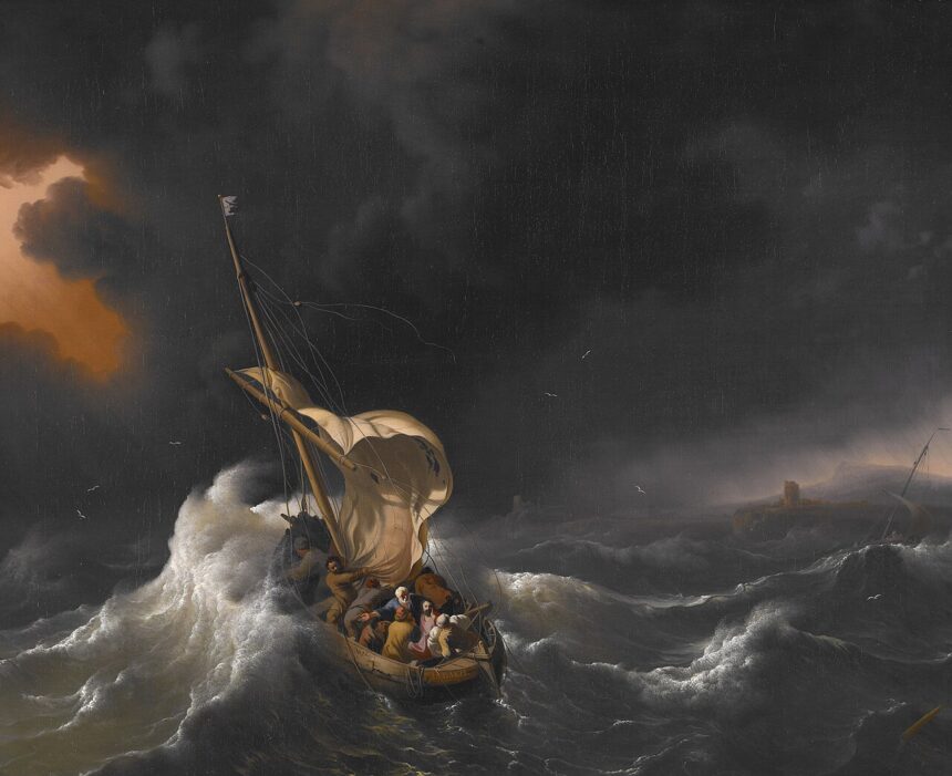Backhuysen, Ludolf, I - Christ in the Storm on the Sea of Galilee - Google Art P